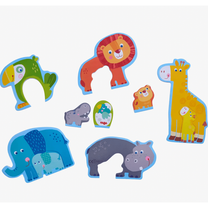 Haba Bath Animal Parent/Kid Puzzle In Net Bath Time Haba   