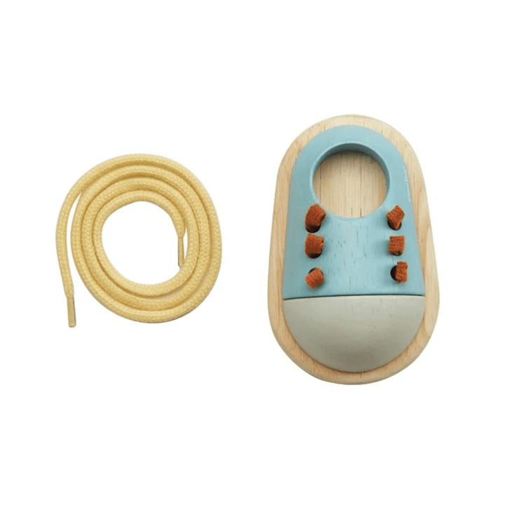 Plan Toys Tie Up Shoe- Orchard Wooden Toys Plan Toys   