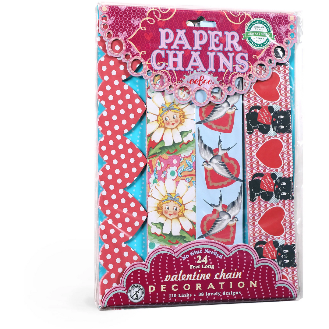 eeBoo Valentine Paper Chain Art Kit eeBoo   