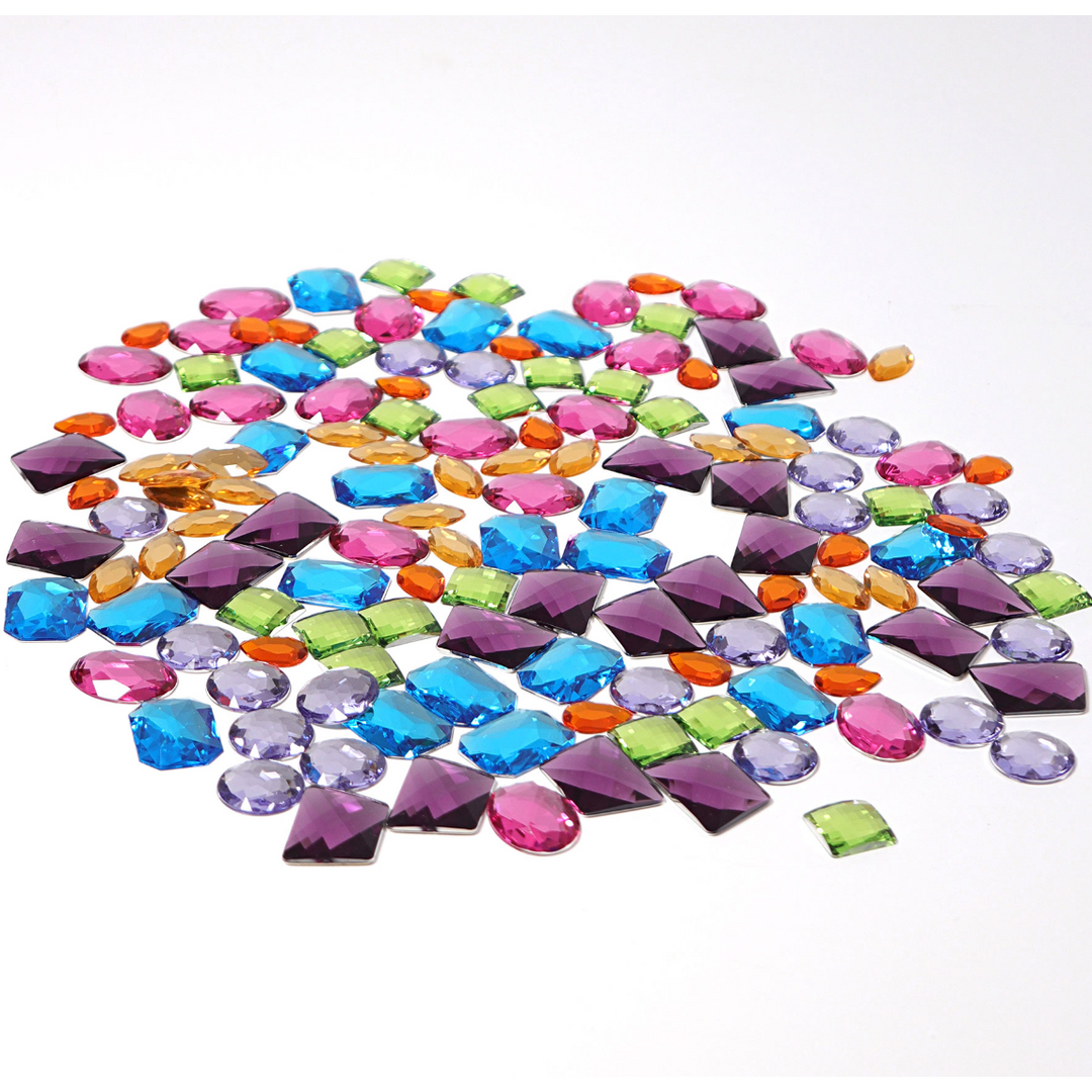 Grimm's 140 Giant Acrylic Glitter Stones Toddler And Pretend Play Grimm's   
