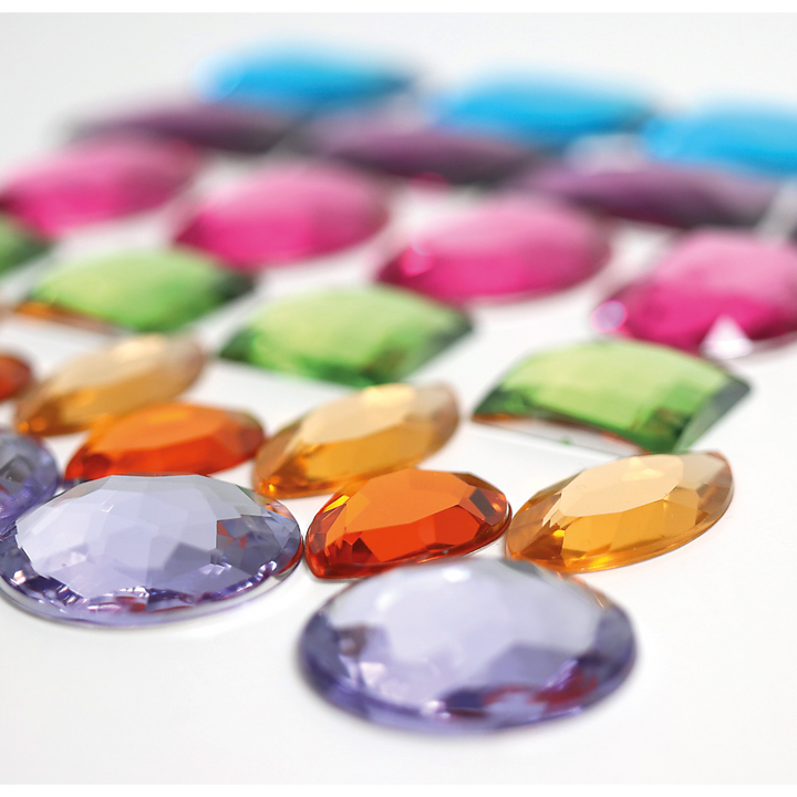 Grimm's 28 Giant Acrylic Glitter Stones Toddler And Pretend Play Grimm's   