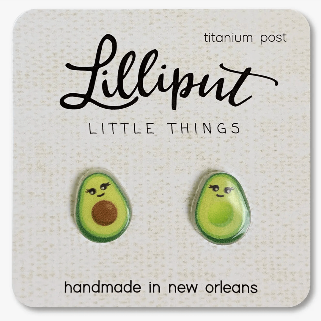 Lilliput Little Things Avocado Earrings Apparel Accessories Lilliput Little Things   
