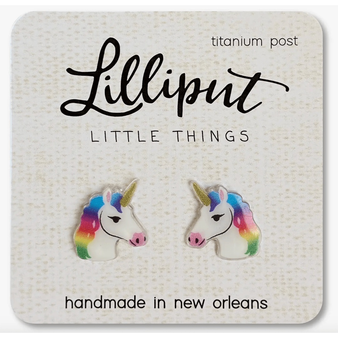 Unicorn earrings deals for sensitive ears