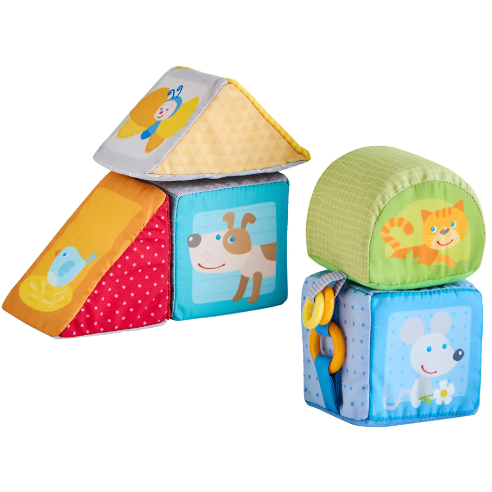 Haba Discovery Animal Geometry Cubes Baby Toys Haba   
