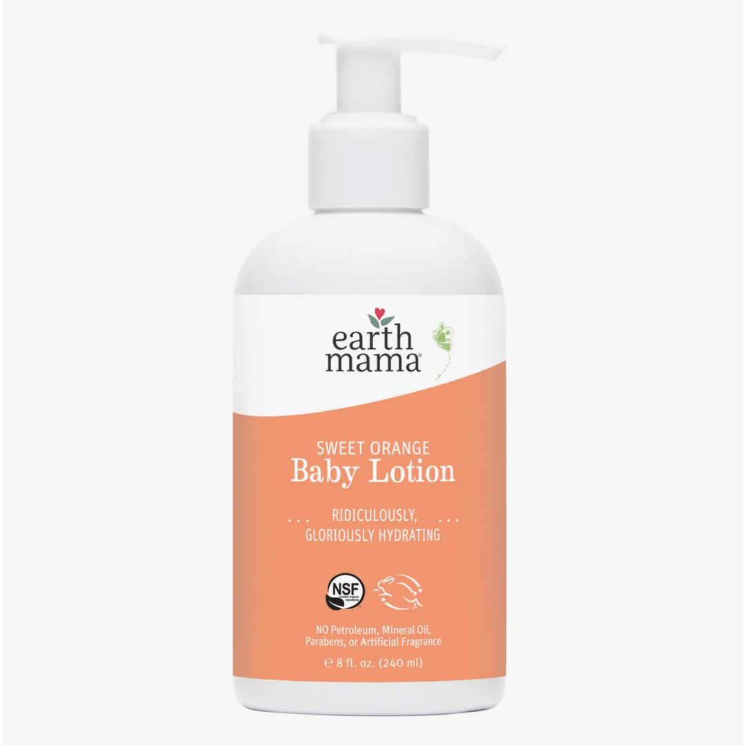Earth Mama Organics - Sweet Orange Baby Lotion Bath Time Earth Mama Organics   