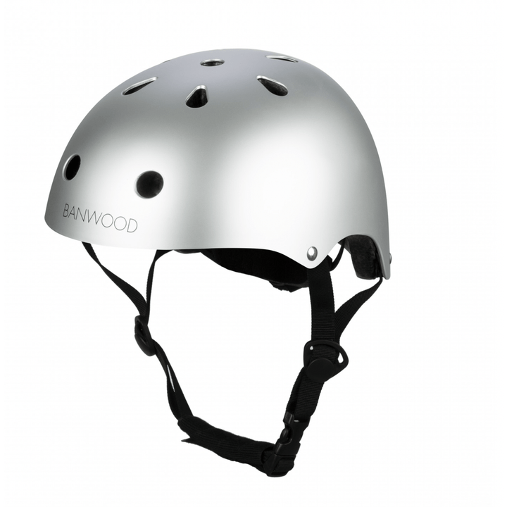 Banwood Classic Helmet Bike Banwood Matte Chrome  