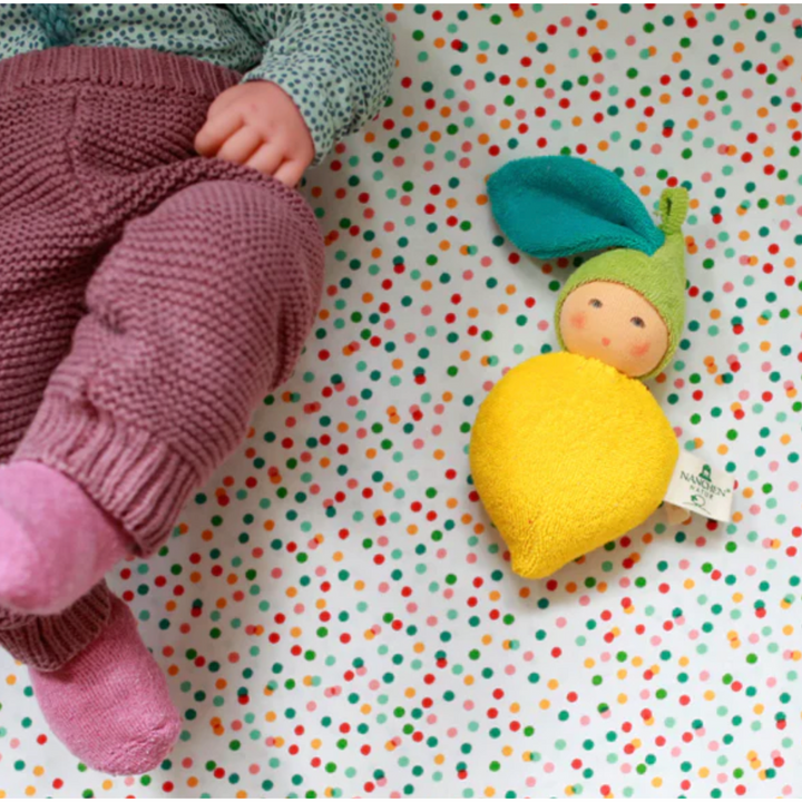 Nanchen Natur Oak Baby In Bark Cradle Dolls Nanchen Natur   