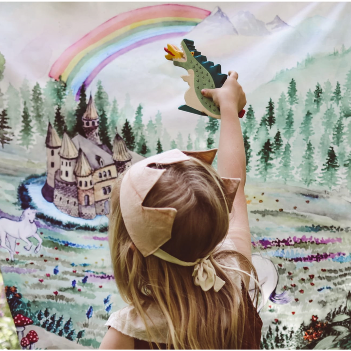 Wonderie Enchanted Kingdom Playcloth- MAXI Toddler And Pretend Play Wonderie U.K.   