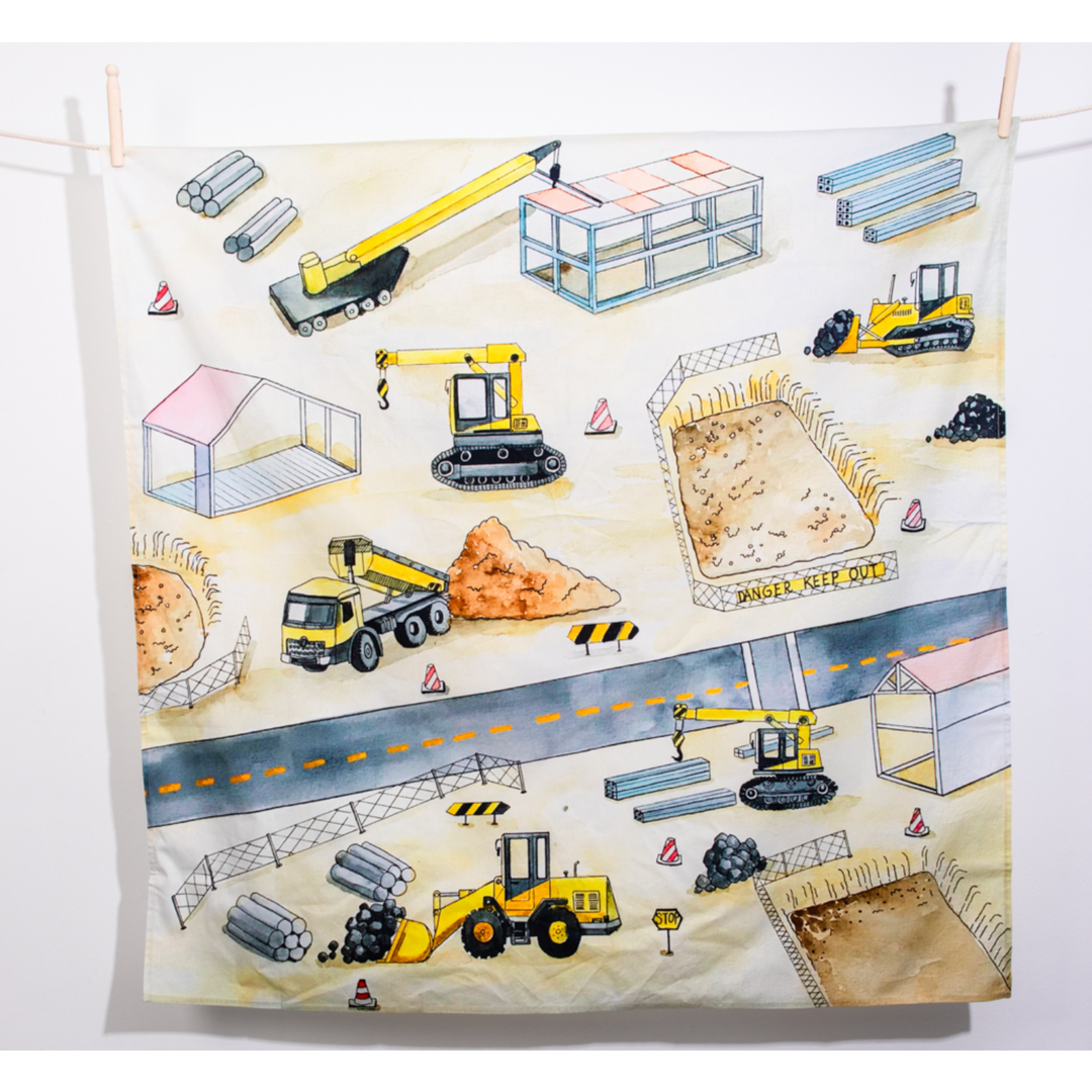 Wonderie Building Site Playcloth -MAXI Toddler And Pretend Play Wonderie U.K.   
