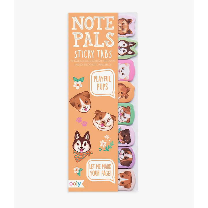 Ooly Note Pads Sticky Tabs- Playful Pups Sketchbook Ooly   