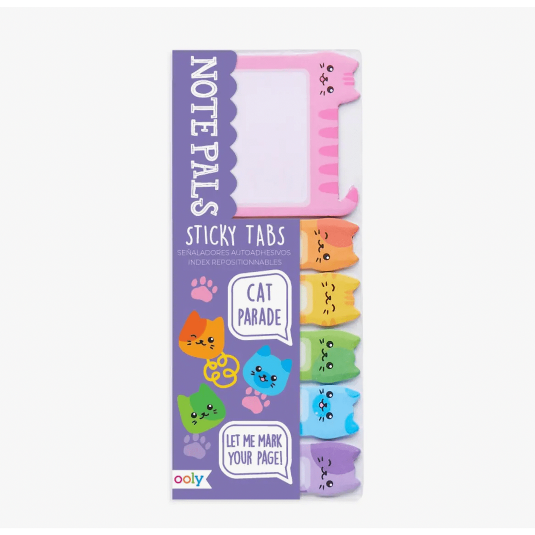 Ooly Note Pads Sticky Tabs- Cat Parade Sketchbook Ooly   