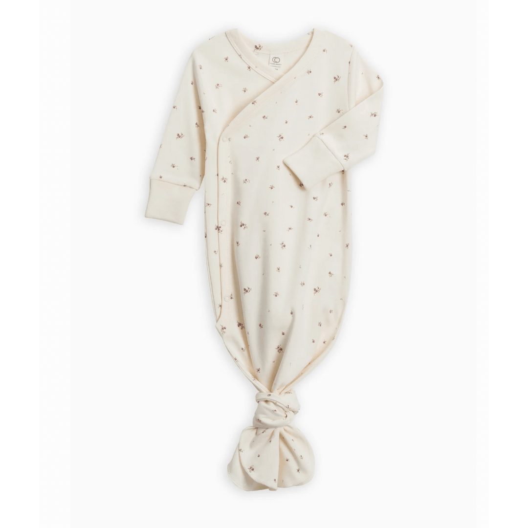 Colored Organics Indy Kimono Gown Ivory Wisteria Gown Colored Organics   
