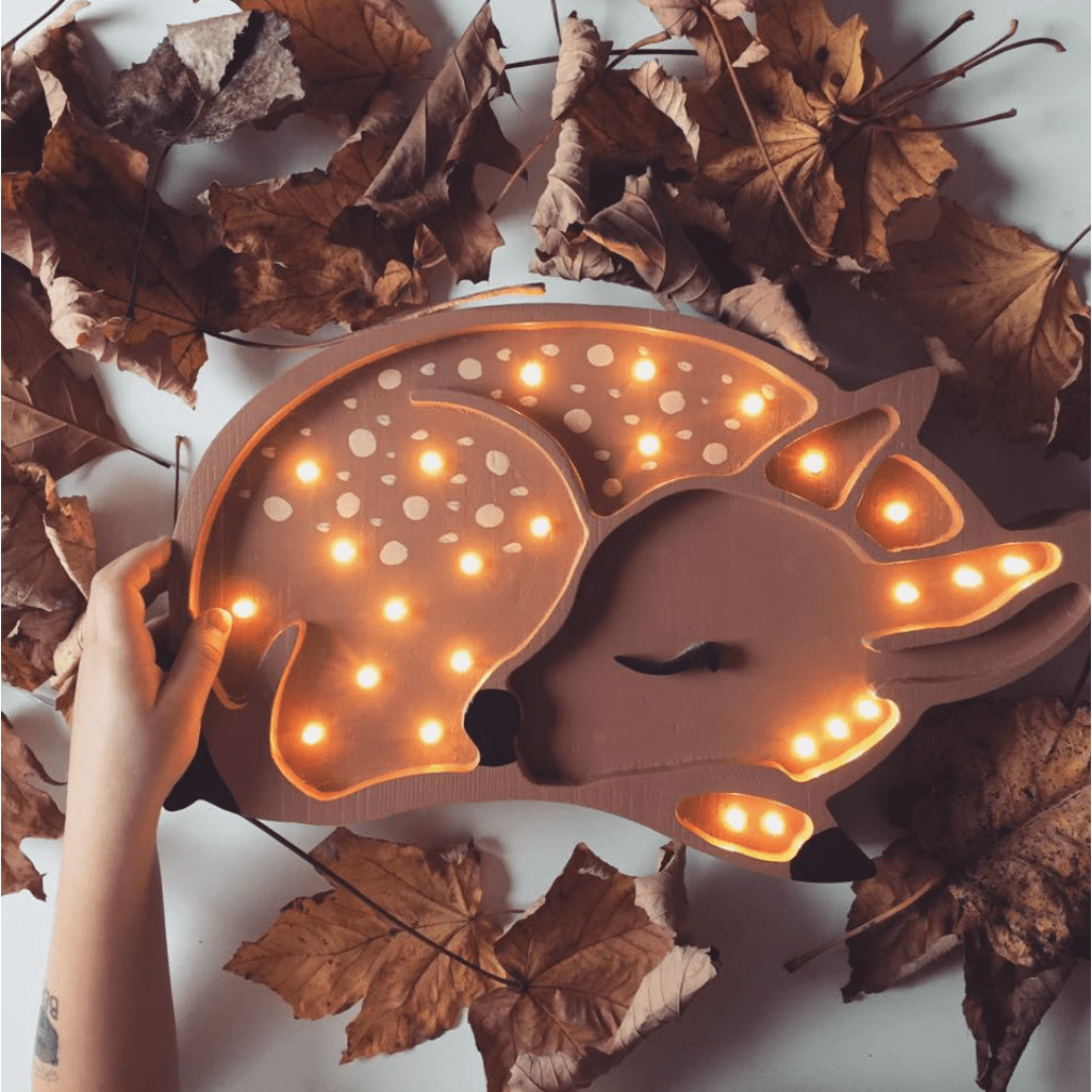 Little Lights Deer Lamp- Brown Nursery Decor Little Lights   