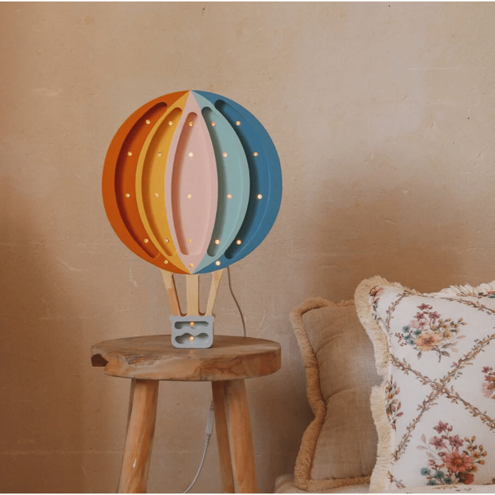 Little Lights Hot Air Balloon Lamp- Retro Nursery Decor Little Lights   