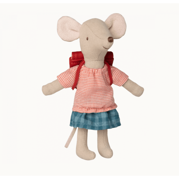 Maileg Clothes and Bag, Big Sister Mouse-Red Mice Maileg   
