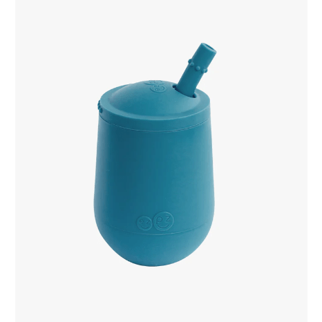 EZPZ Mini Cup + Straw Bottles & Sippies EzPz Blue  