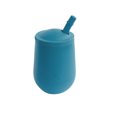 EZPZ Mini Cup + Straw SALE Mealtime EzPz Blue