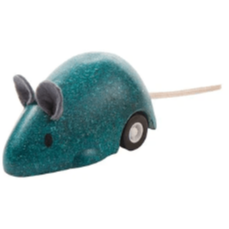 Plan Toys Moving Mouse - Blue Baby Toys Plan Toys   