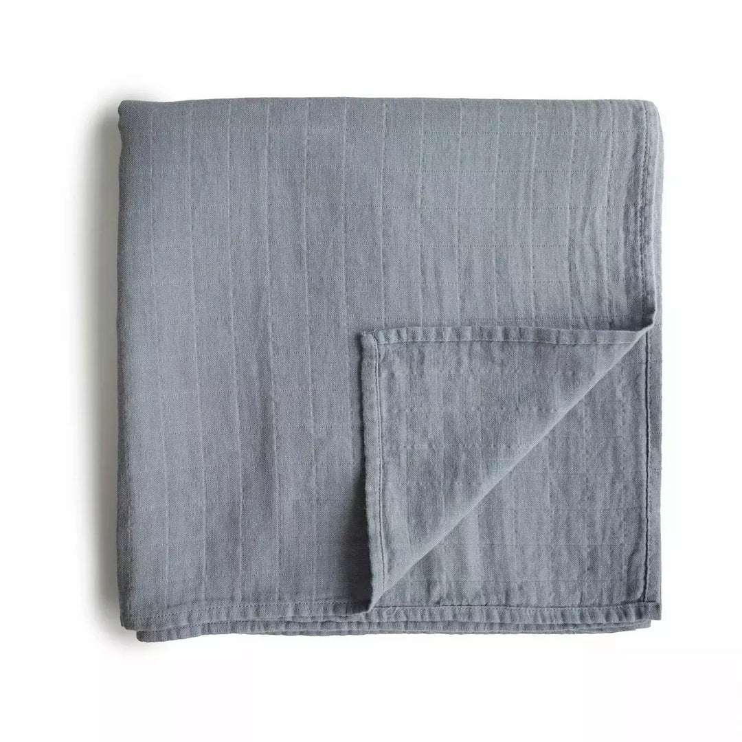 Mushie Muslin Swaddle Blanket Swaddles & Blankets Mushie Tradewinds  