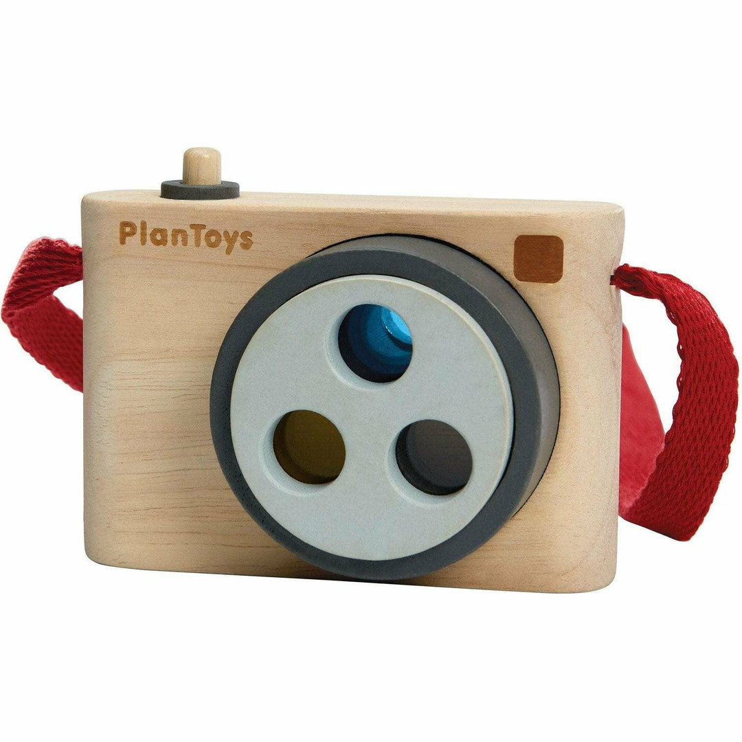 Plan Toys Colored Snap Camera Wooden Toys Plan Toys   