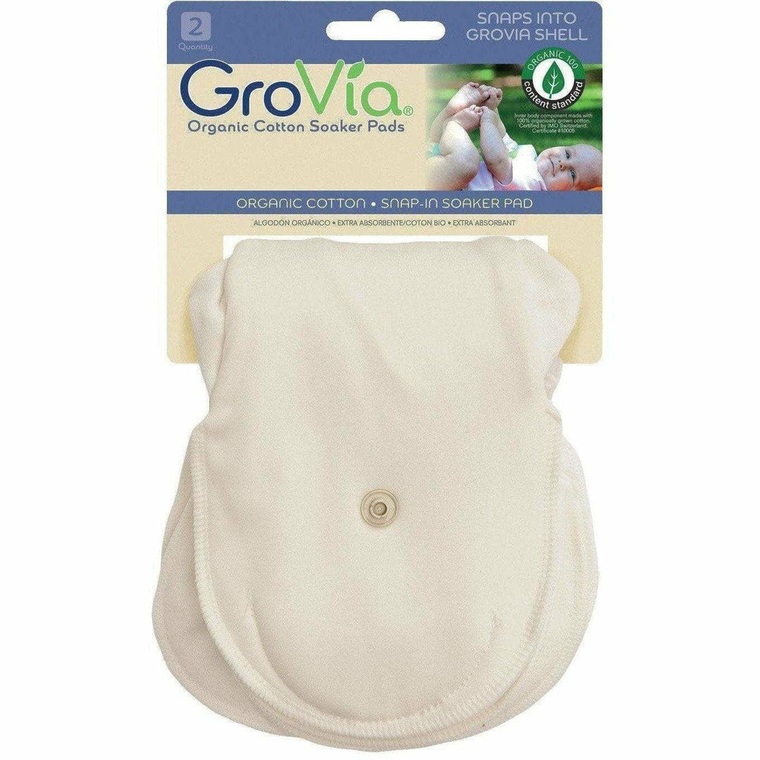 GroVia Organic Cotton Soaker Pad: 2-Pack Hybrid GroVia   