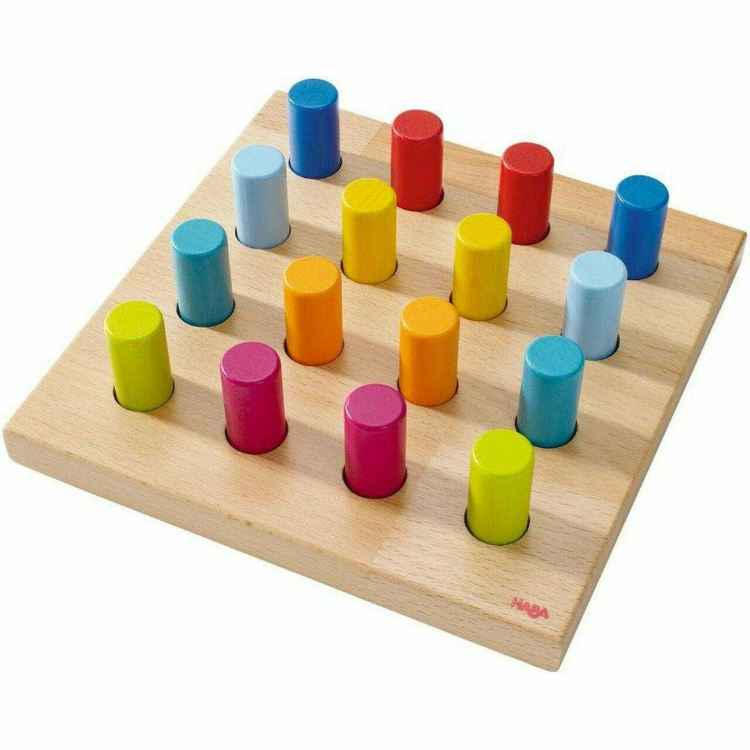 Haba Rainbow Whirls Pegging Game Puzzles & Mazes Haba   