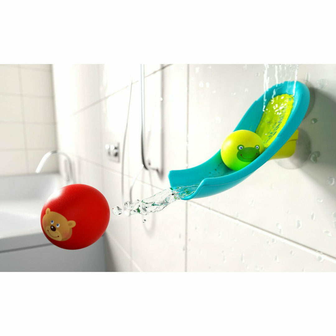 Haba Bathing Bliss Waterslide Bathtub Ball Track Toy – The Natural