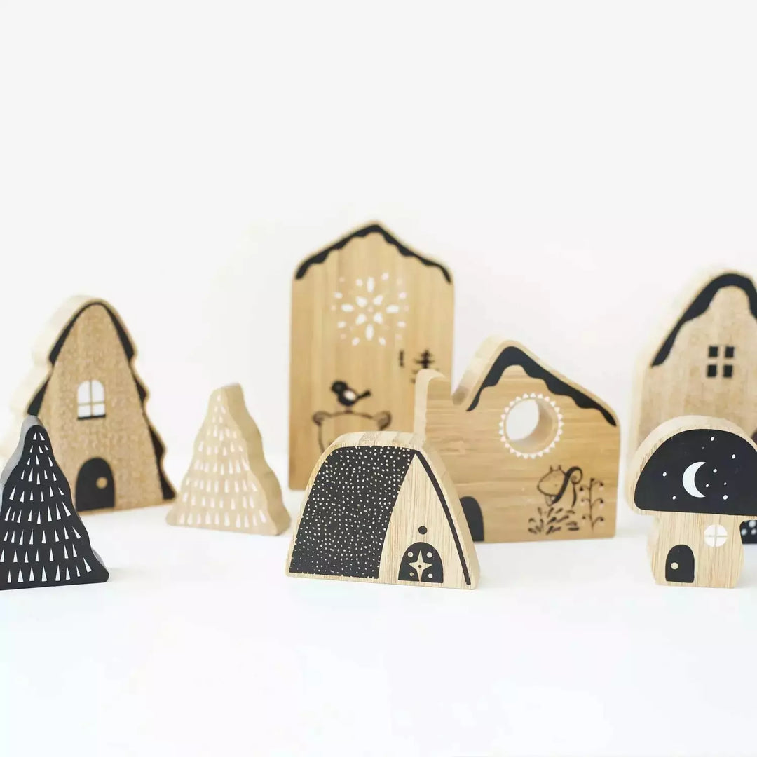 Wee Gallery Woodland Village Wooden Toys Wee Gallery   