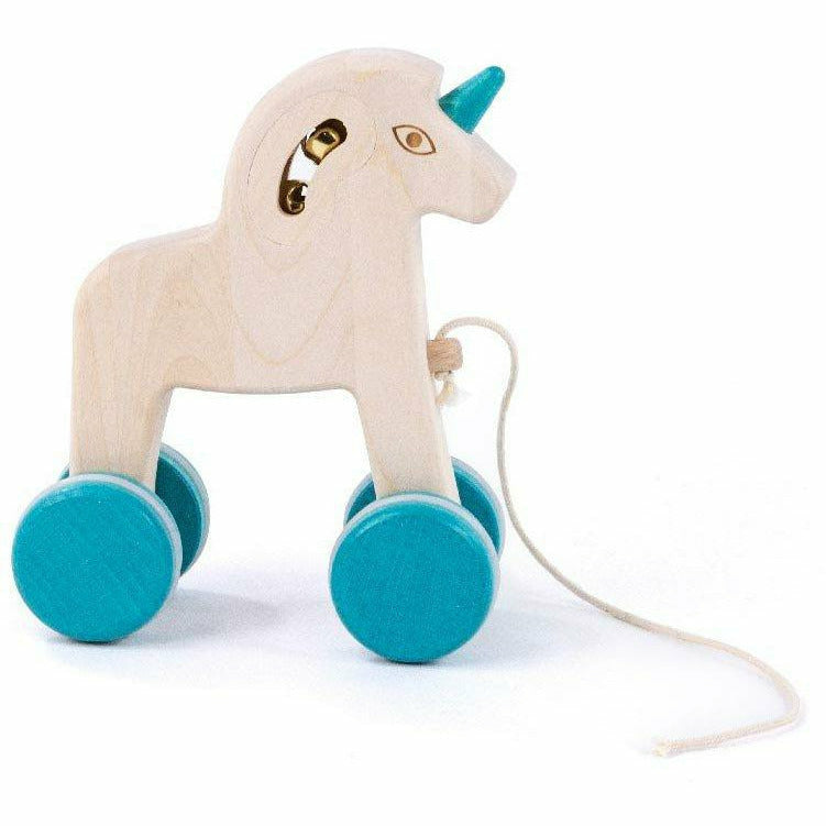 Bajo Unicorn Pull Toy Wooden Toys Bajo   
