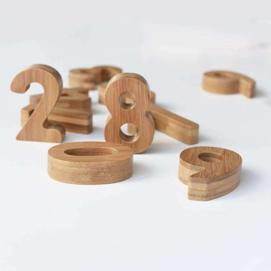 Wee Gallery Bamboo Numbers Wooden Toys Wee Gallery   
