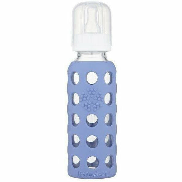 Lifefactory Glass Baby Bottles 9 oz. Bottles & Sippies Lifefactory Blueberry  
