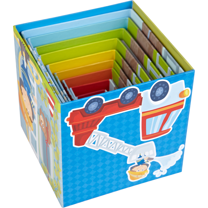 Haba Fire Brigade Stacking Cubes Toddler And Pretend Play Haba   