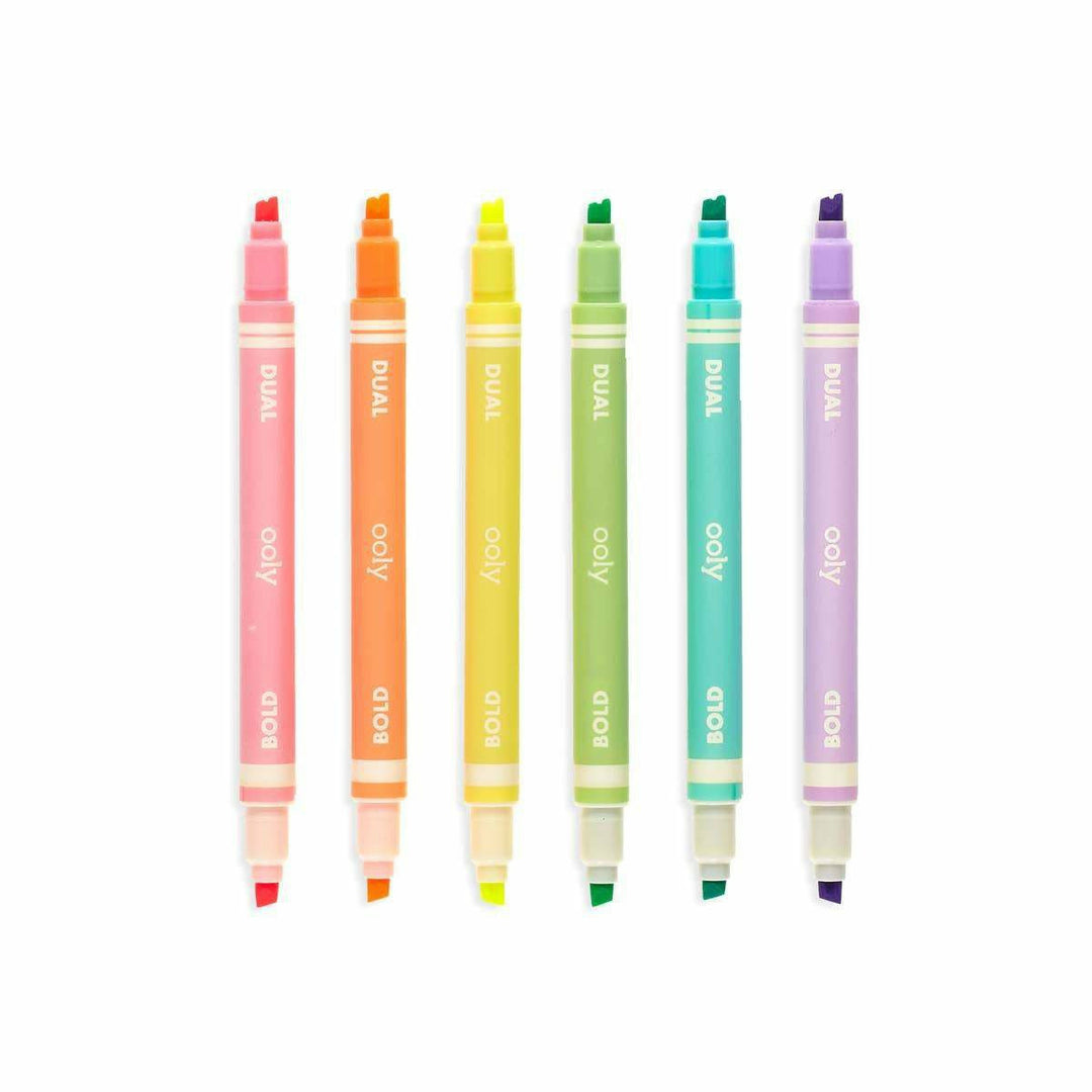 Ooly Pastel Liners Double Ended Markers