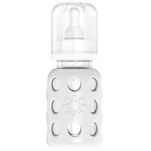 Lifefactory Glass Baby Bottles 4 oz. Bottles & Sippies Lifefactory Stone Grey 4 oz 