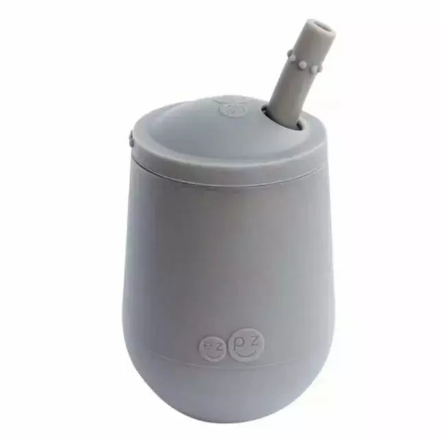 EZPZ Mini Cup + Straw SALE Mealtime EzPz Gray