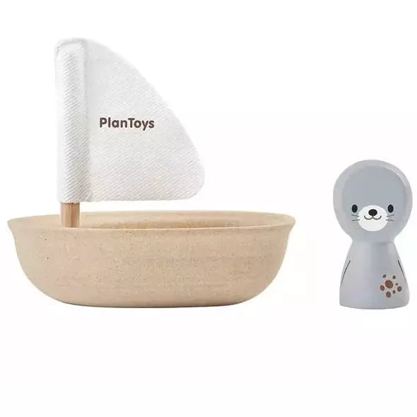 Plan Toys Sailing Boat - Seal Bath Time Plan Toys   