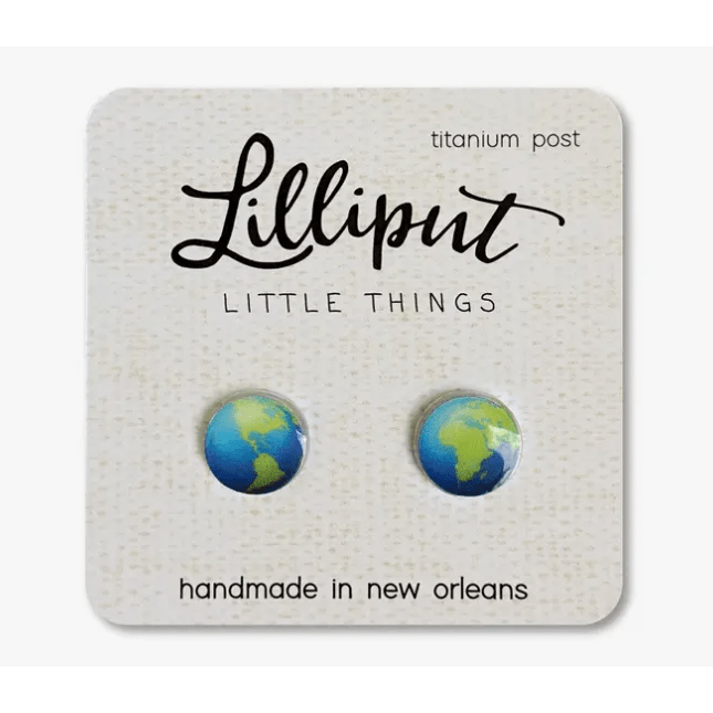 Lilliput Little Things Planet Earth Earrings Apparel Accessories Lilliput Little Things   