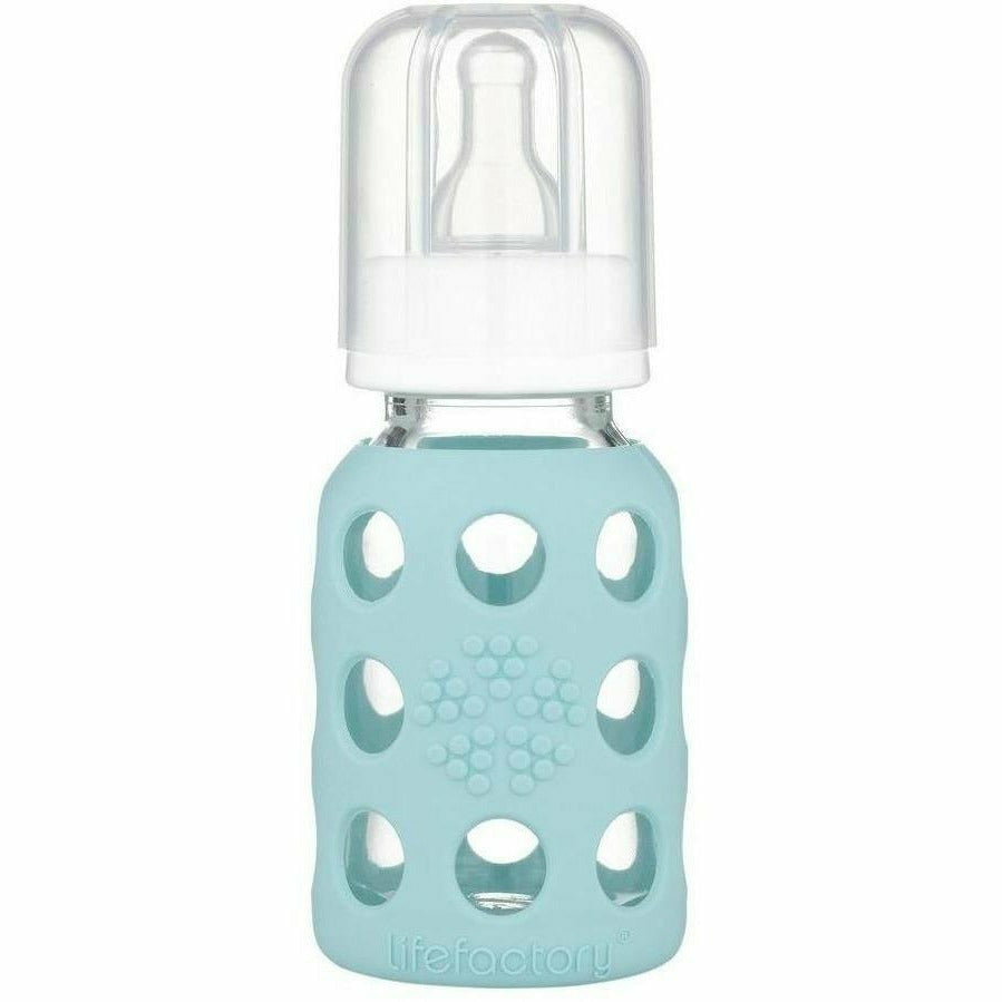Lifefactory Glass Baby Bottles 4 oz. Bottles & Sippies Lifefactory Mint 4 oz 