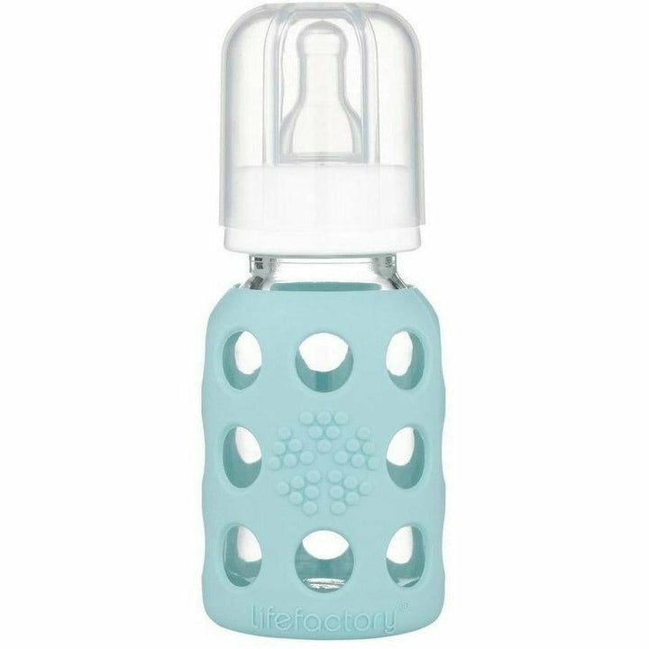 Lifefactory Glass Baby Bottles 4 oz. Bottles & Sippies Lifefactory Mint 4 oz 