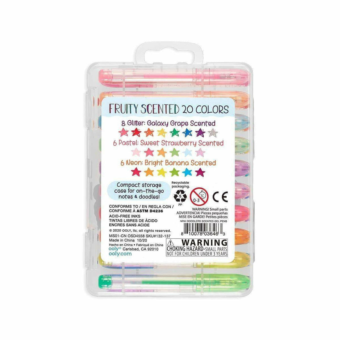 Ooly Mini Doodlers Fruity Scented Gel Pens - Set of 20 Markers Ooly   