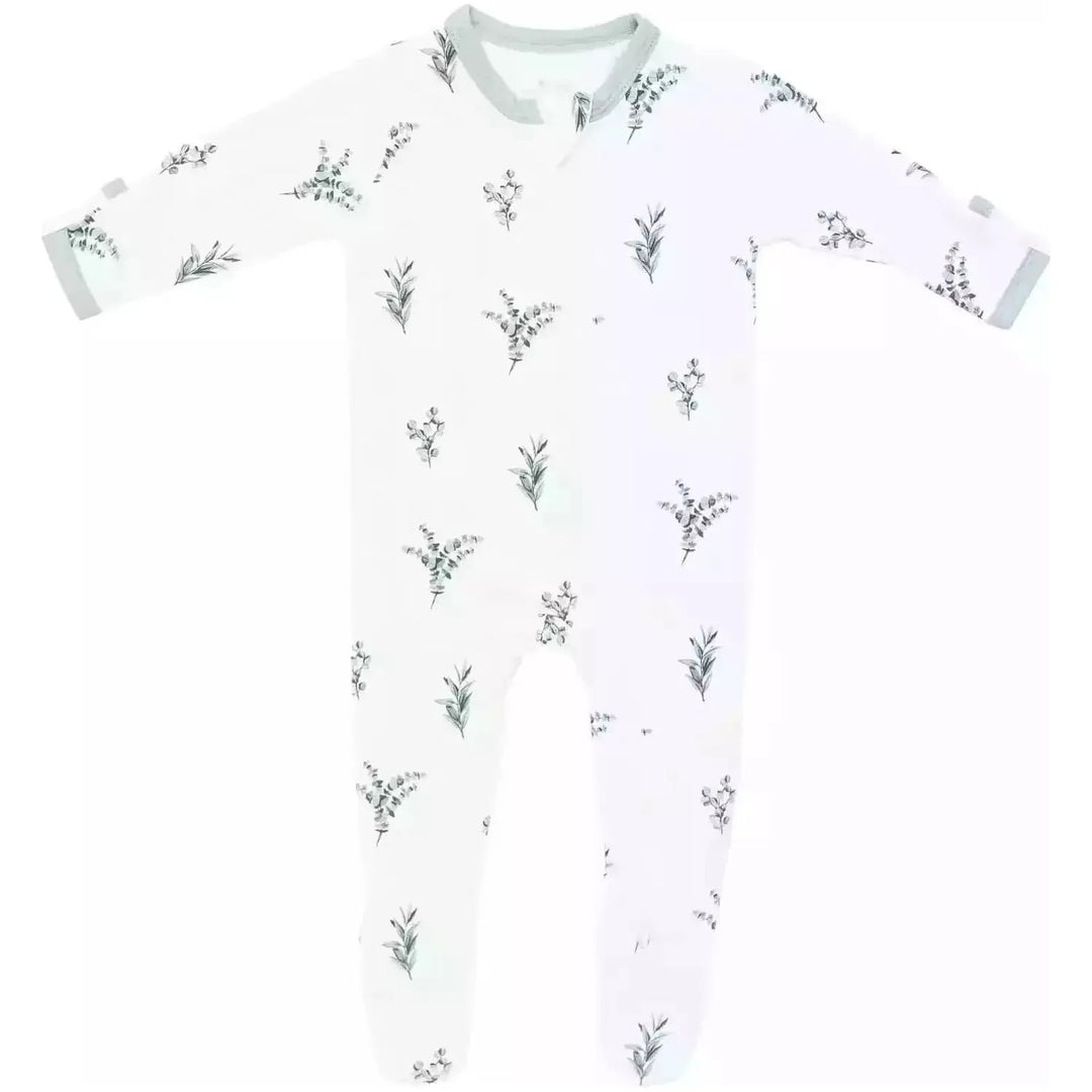 Kyte Baby Zippered Footie Footie Kyte Baby 0-3M Eucalyptus 