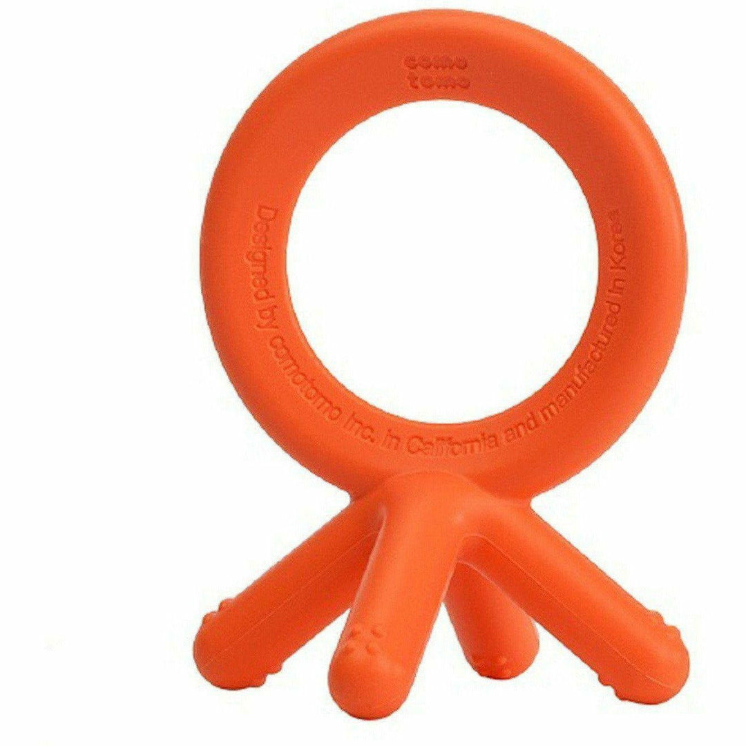 Comotomo Silicone Teether - Orange Pacifiers and Teething Comotomo   