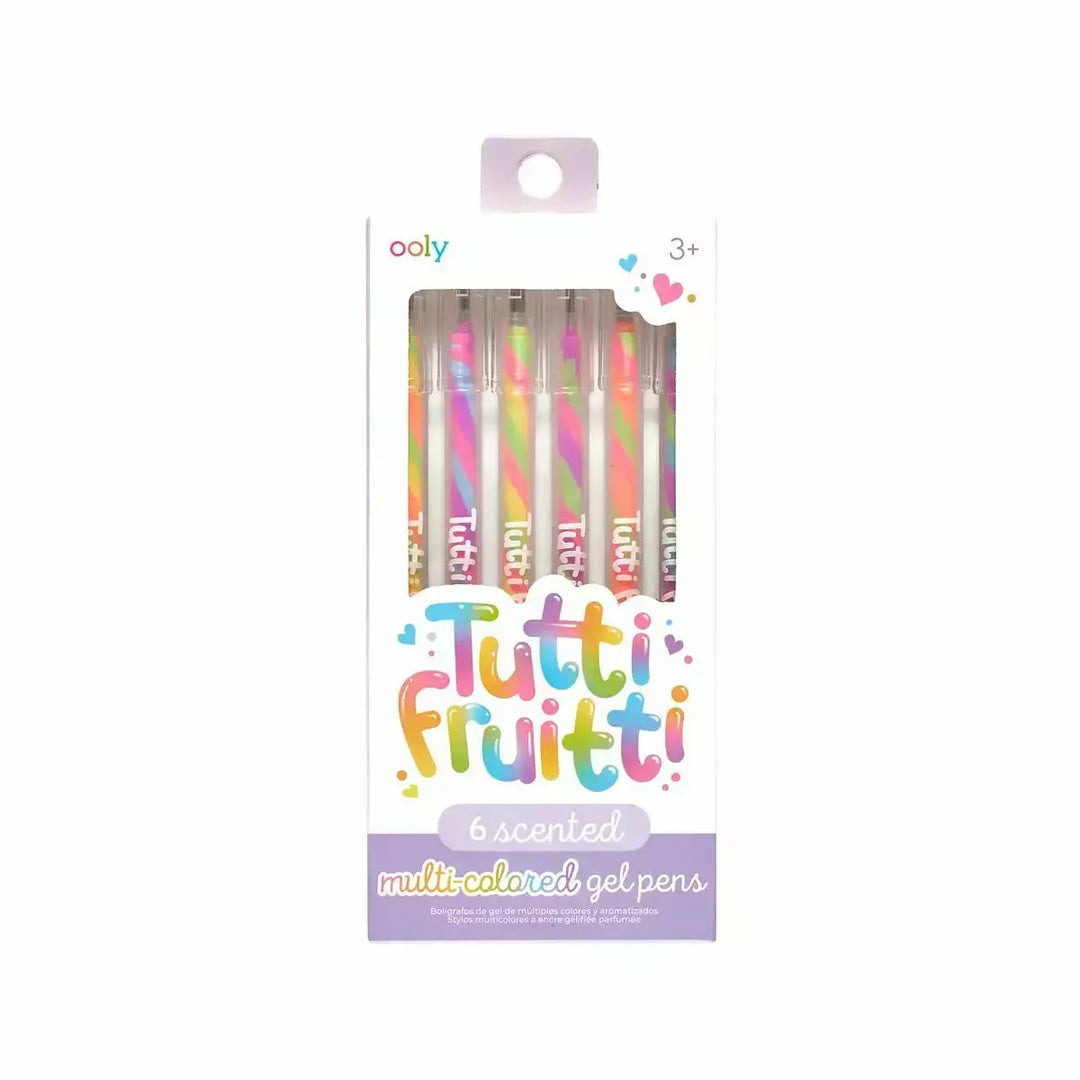 Ooly Tutti Fruitti Scented Colored Gel Pens- Set of 6 Markers Ooly   