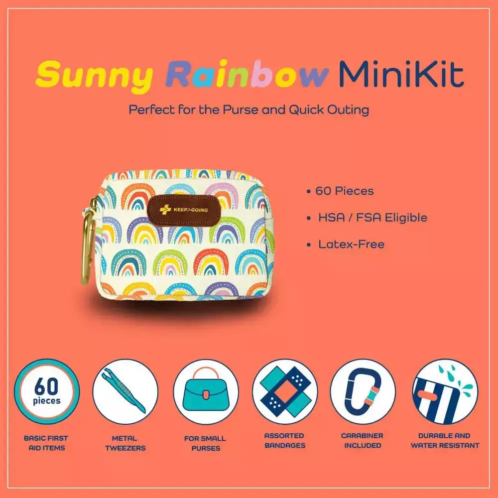 First Aid MiniKit Sunny Rainbow Sun & Insect Protection Keep>Going First Aid   