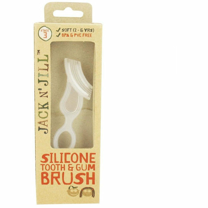 Jack N' Jill Silicone Tooth and Gum Brush - Stage 3 Natural Toiletries Jack N' Jill   