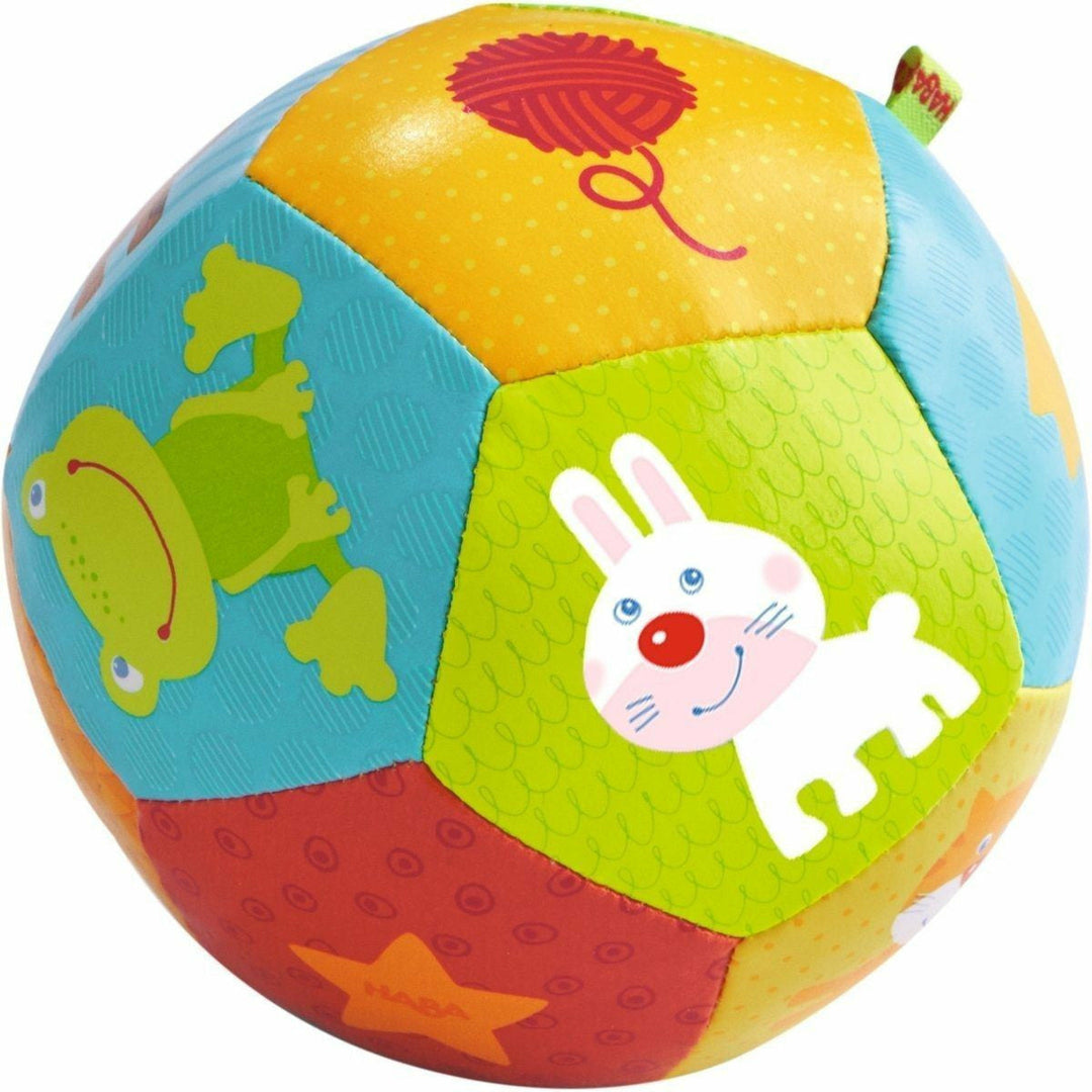 Haba Baby Ball 4 1/2 - Animal Friends Baby Toys Haba   