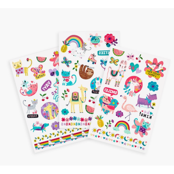 Ooly Tattoo Palooza Temporary Tattoo:  Funtastic Friends  Ooly   