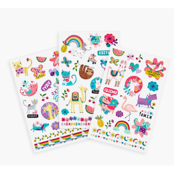 Ooly Tattoo Palooza Temporary Tattoo:  Funtastic Friends Art Kit Ooly   