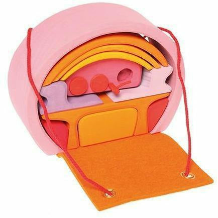 Grimm's Mobile Home - Pink/Orange Toddler And Pretend Play Grimm's   