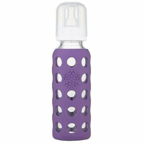 Lifefactory Glass Baby Bottles 9 oz. Bottles & Sippies Lifefactory Grape  